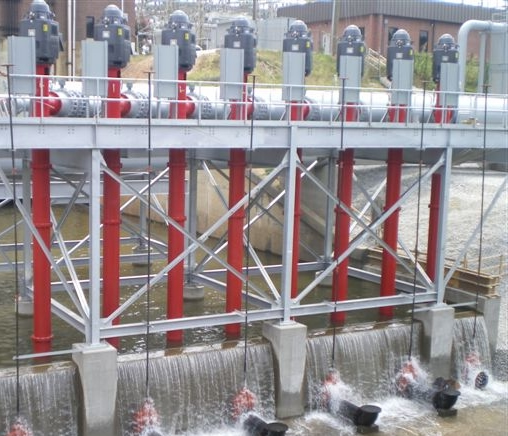 Electric Vertical turbine pumps for Sewer Bypass Solution Increases Efficiency