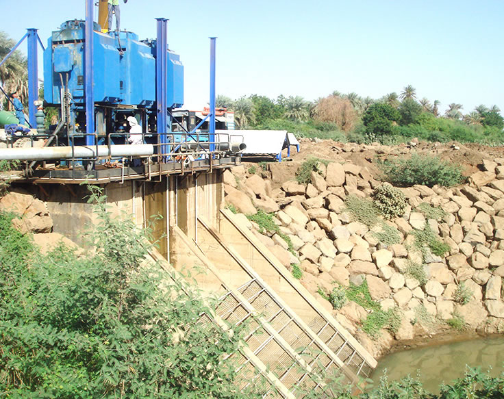 African Power Station Project Semi-submersible vertical turbine pump