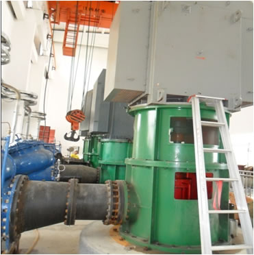 Luyang Power Plant Phase II vertical diagonal flow turbine pump