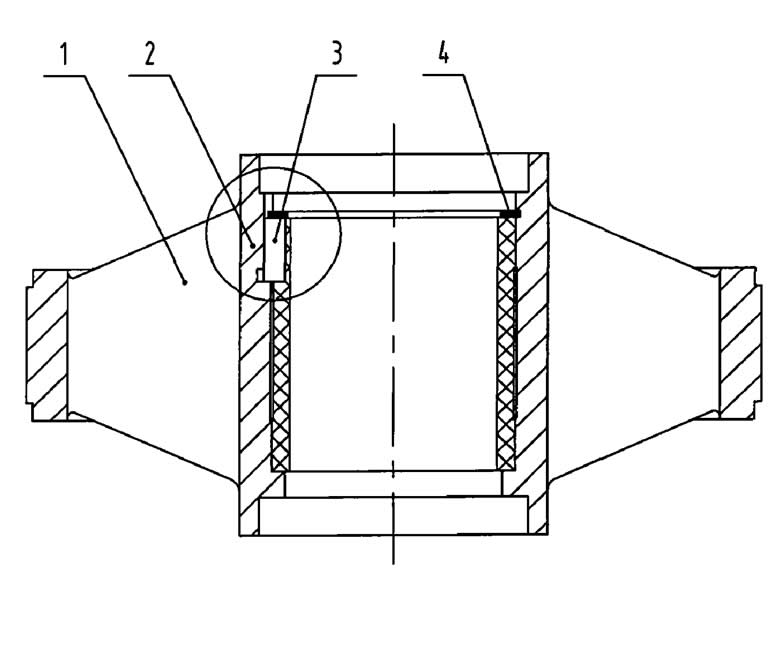 The guide bearing fixing device of vertical suspended semi submersible vertical turbine pump