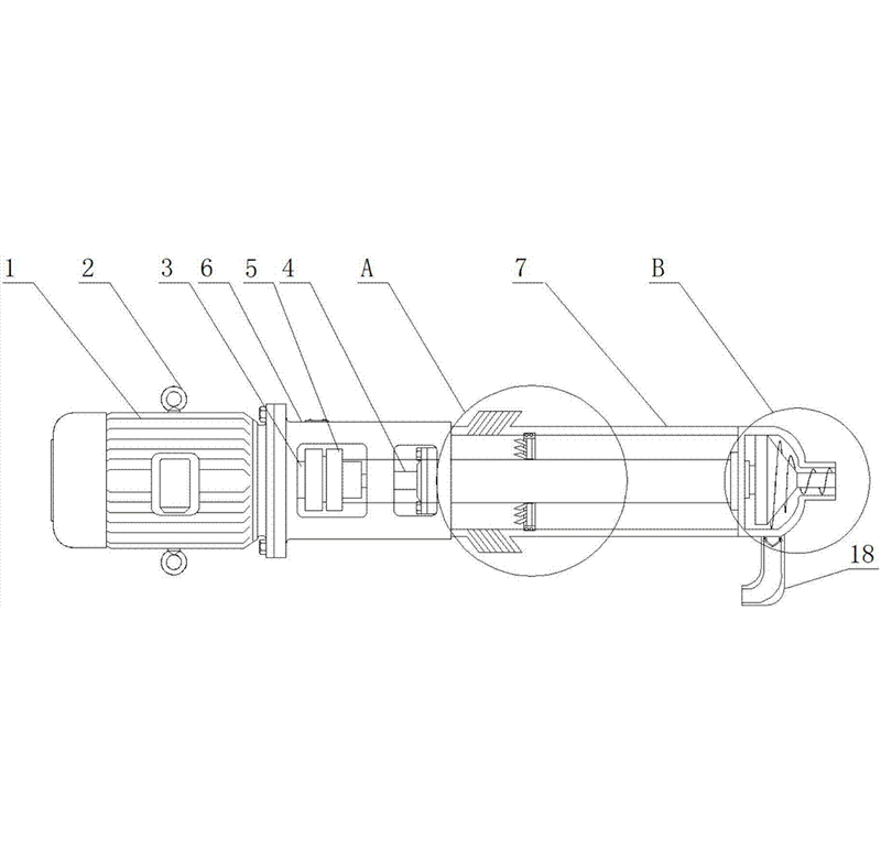 A stainless steel vertical semi submersible sump pump.gif