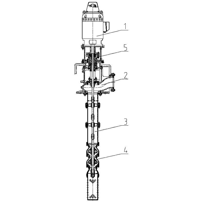 How to make the suspended semi submersible vertical turbine pump motor choose a vertical motor that cannot withstand axial force?