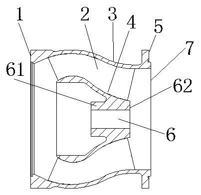 New space guide vane device for vertical installation of suspended semi submersible vertical turbine pump