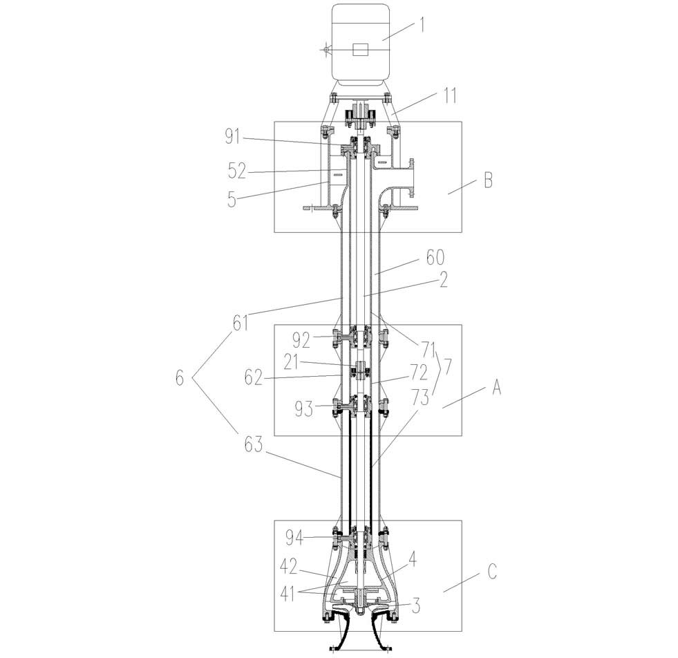 New improvements of suspended semi submersible vertical turbine pump