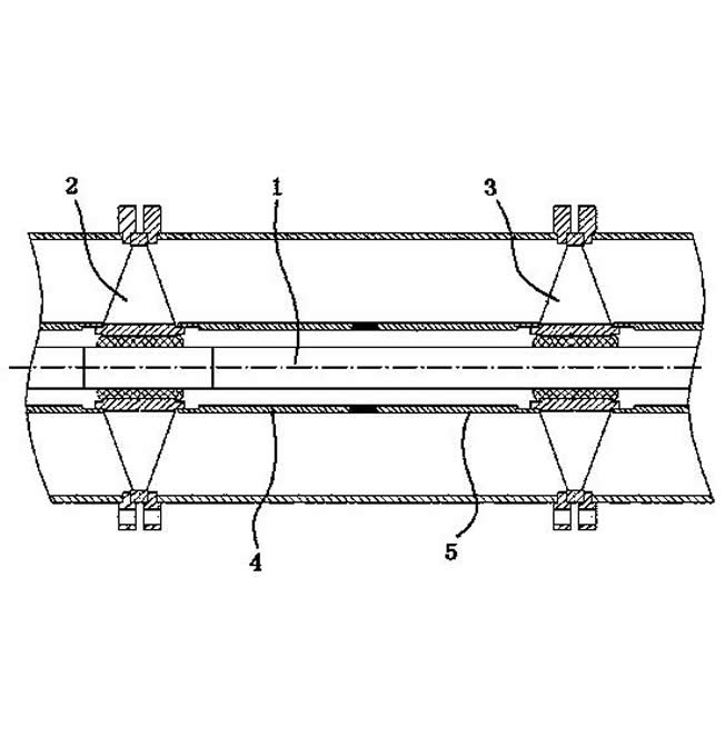 Sleeve connection structure for vertical suspended semi submersible vertical turbine pump