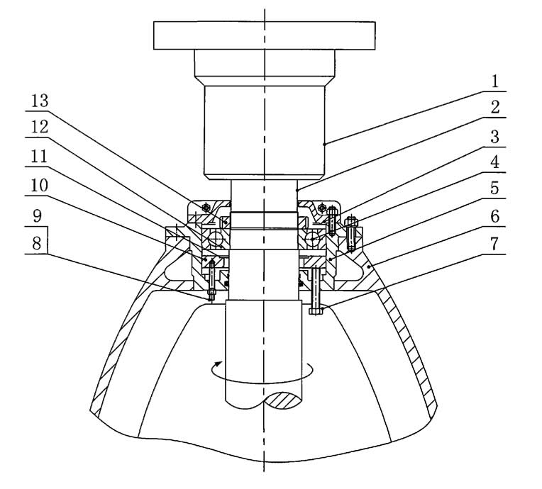 The disc drive device is applied to vertical volute pumps, vertical axial flow pumps, vertical suspended semi submersible vertical turbine pumps, and vertical diagonal flow pumps.jpg