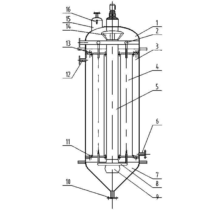 Vertical suspended semi submersible vertical turbine pump for bundle tube axial flow biological oxidation reactor.jpg