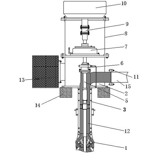 Vertical suspended semi submersible vertical turbine pump infusion device that can prevent damage to user pipelines