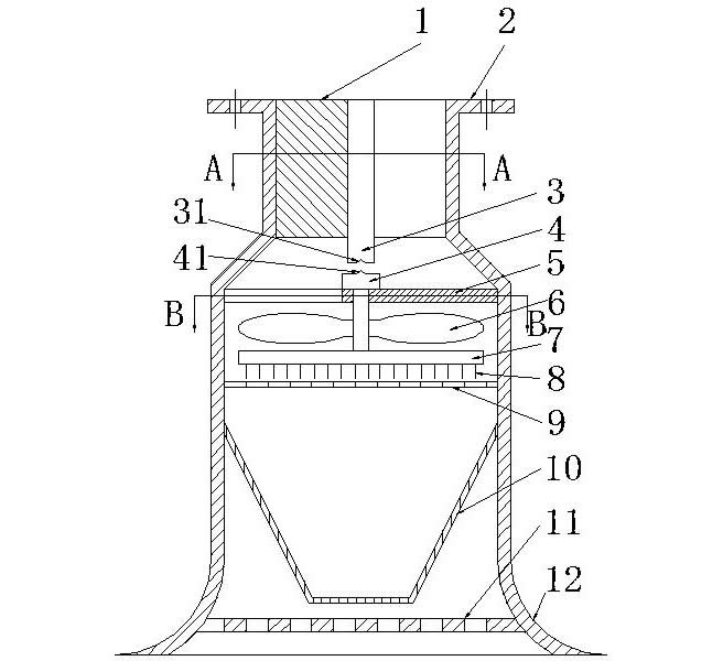 Vertical suspended semi submersible vertical turbine pump self-cleaning anti vortex shock-absorbing filter