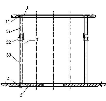 Vertical suspended semi submersible vertical turbine pump test motor seat