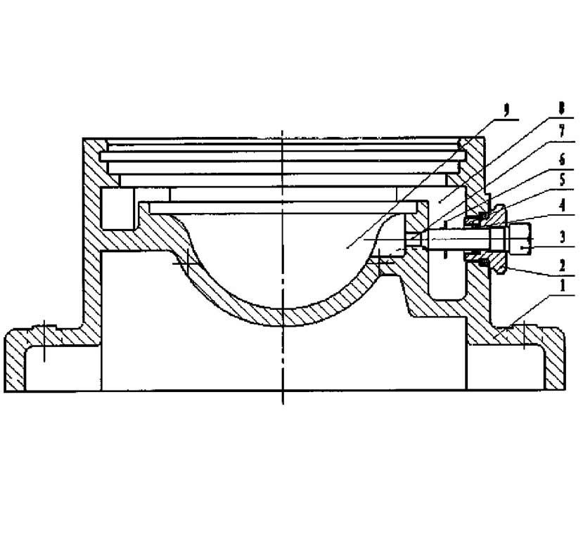 Water discharge device for marine suspended semi submersible vertical turbine pump