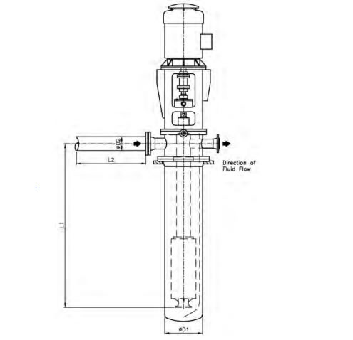 Inlet Piping Requirements Of The Canned Vertical Turbine Pumps (double casing vertical barrel centrifugal pumps)